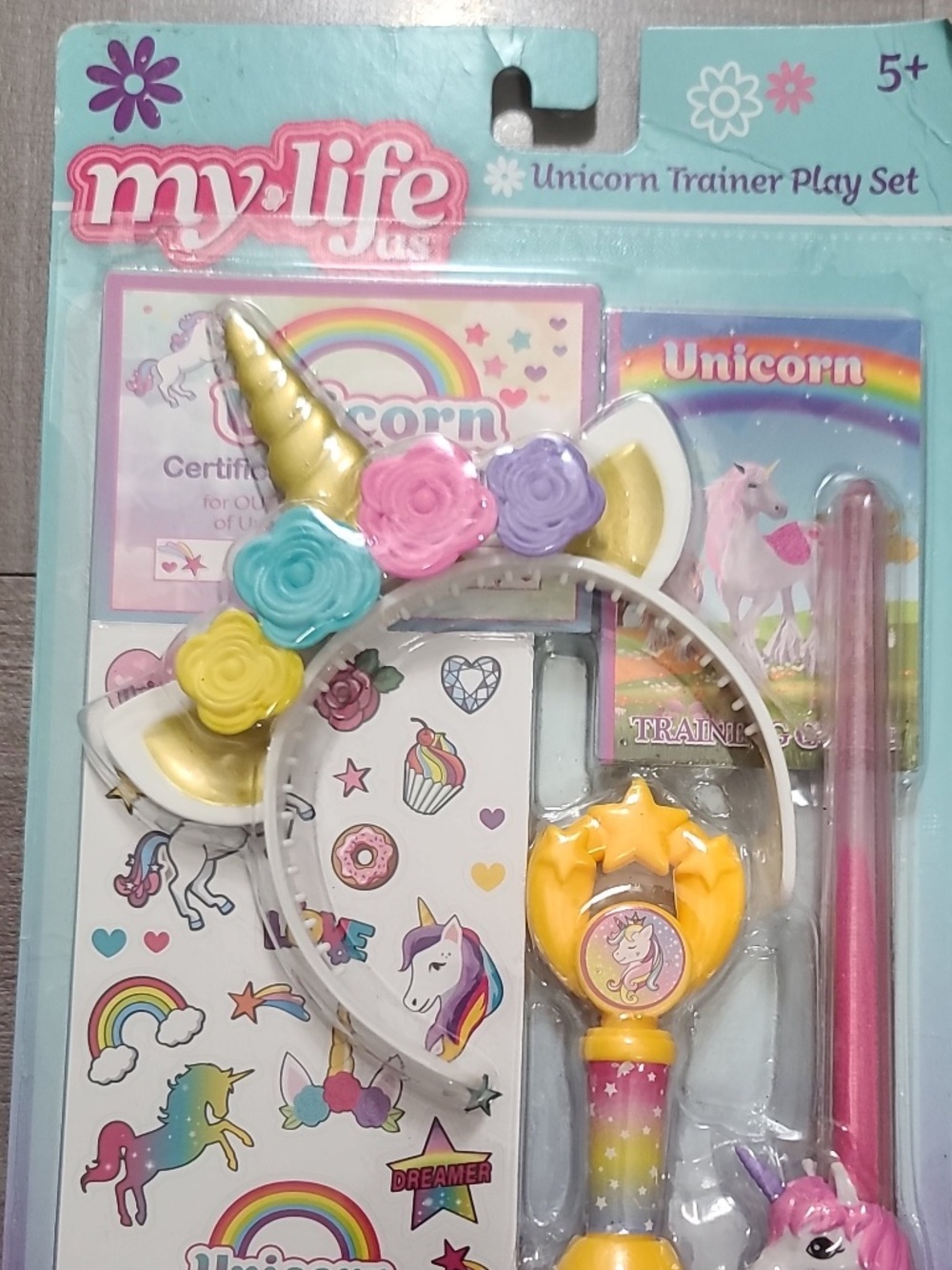 My life as Unicorn trainer set doll accessories for 18 inch dolls pretend play